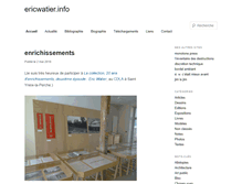 Tablet Screenshot of ericwatier.info